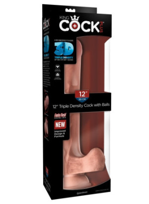 12" Triple Density Cock with Balls